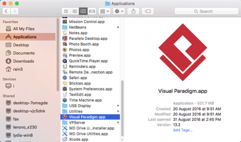 download visual paradigm for mac